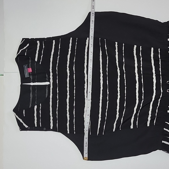 Vince CamutoInkblot Stripe Dress/ SIZE12 - Picture 7 of 14